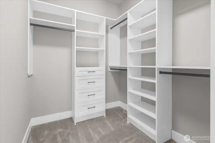 Upper Level Primary Walk-in Closet