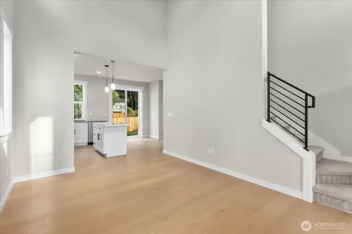 Main Level Living & Kitchen