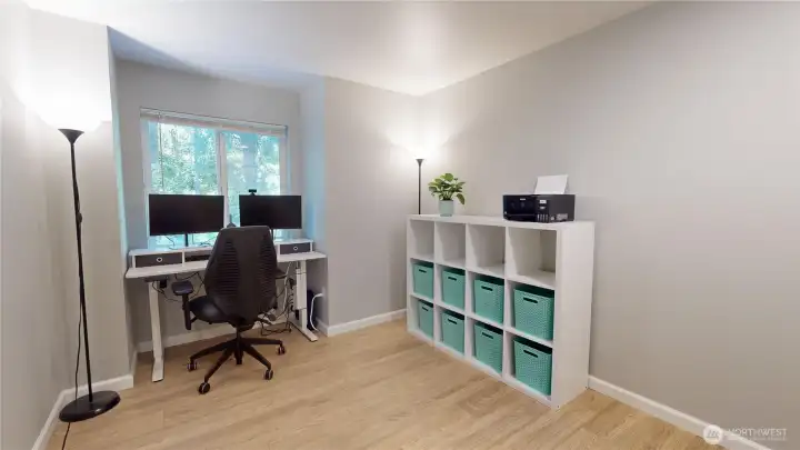 The second of three bedrooms. The second of three bedrooms.