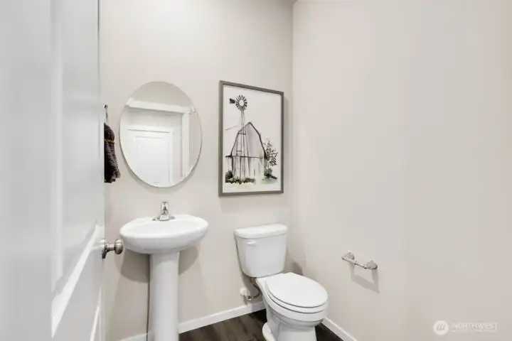 powder bath on main floor. Photos are for representational purposes only, colors and features may vary. powder bath on main floor. Photos are for representational purposes only, colors and features may vary.