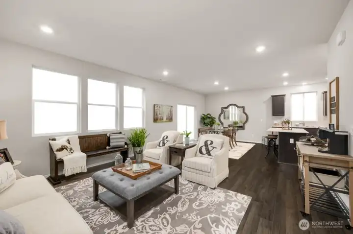 open family room great for gatherings. Photos are for representational purposes only, colors and features may vary. open family room great for gatherings. Photos are for representational purposes only, colors and features may vary.