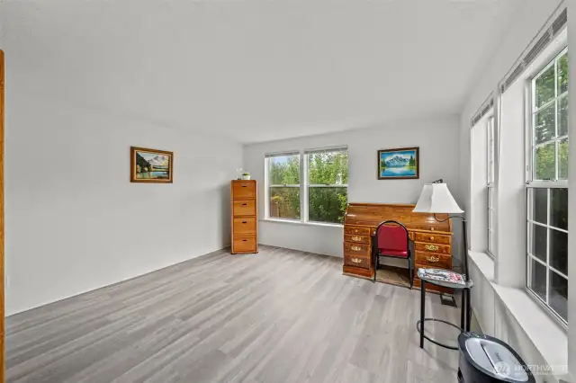 Great living room off the entryway could be an office, playroom... whatever works best for you!