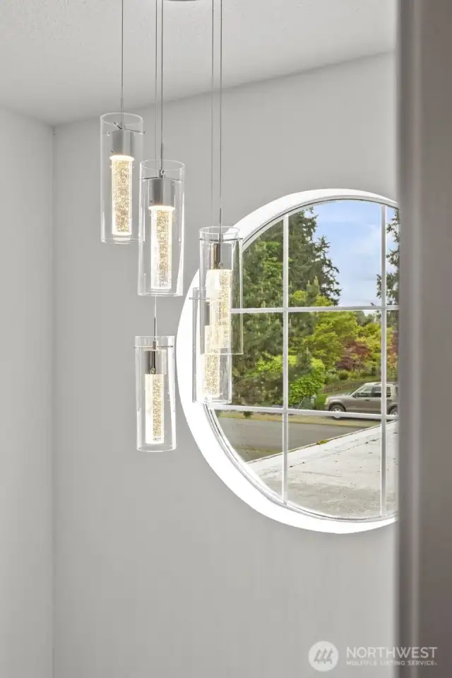 All light fixtures have been recently replaced!