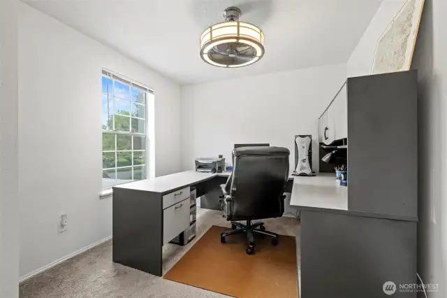 Office space upstairs (doesn't count as one of the 4 bedrooms because of no closet).