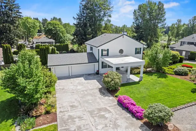 This home offers covered parking for 8!