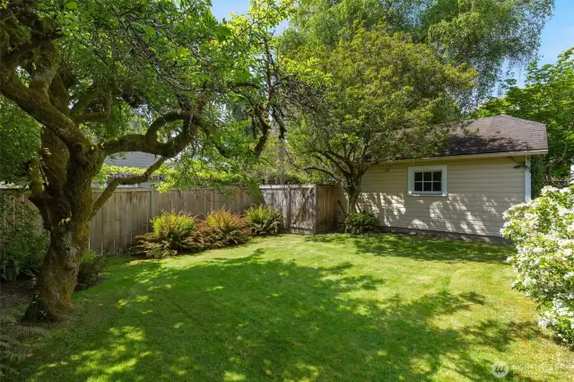 Full fenced rear yard.