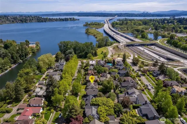 Prized Montlake location with multiple dramatic walking/transit options.
