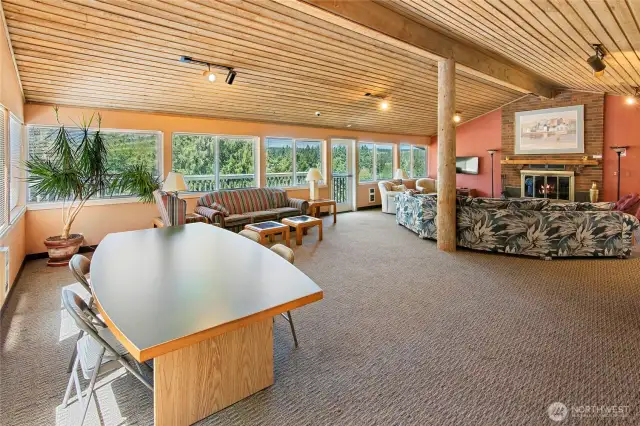 View from the entry into the "Common" Living Room area