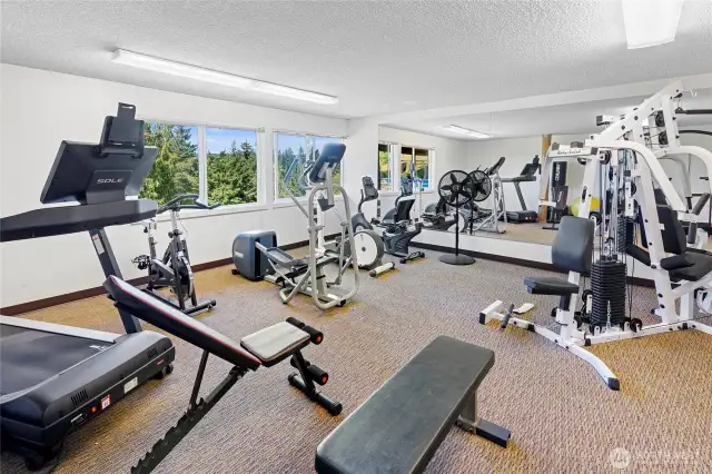 View of the Common's Exercise room