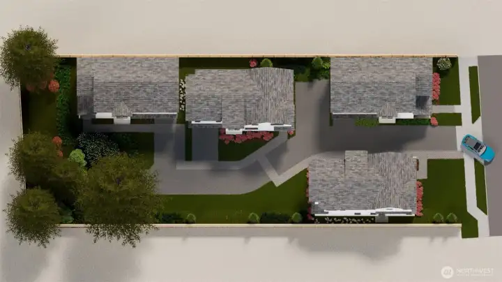 Rendering of full site