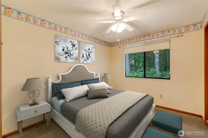 Bedroom 3  [This photo is virtually staged.]