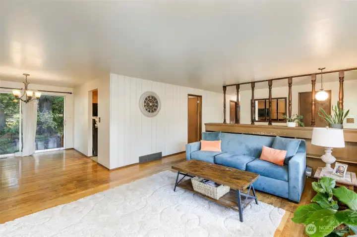 Living Room and Dining Room