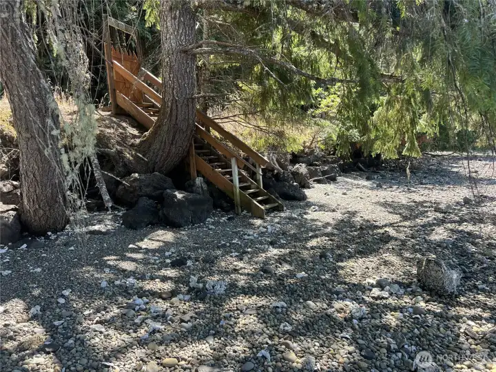 Stairs down to beach