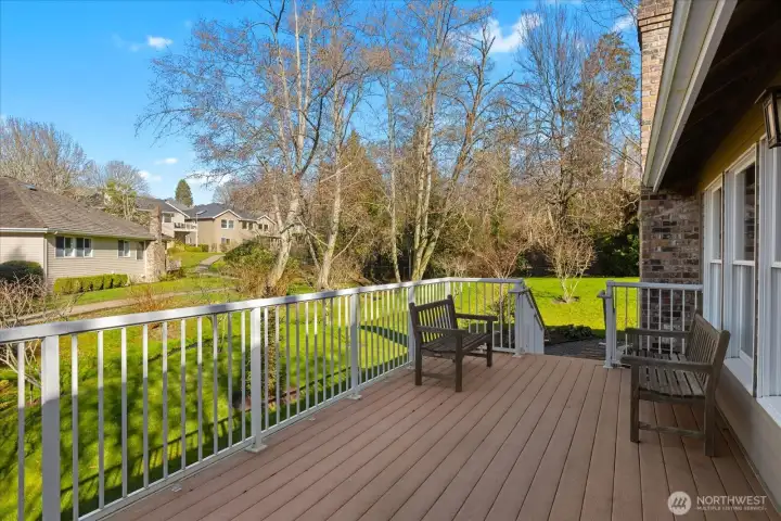 deck on the club house