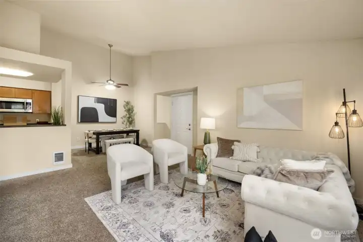 Open floor plan for easy everyday living