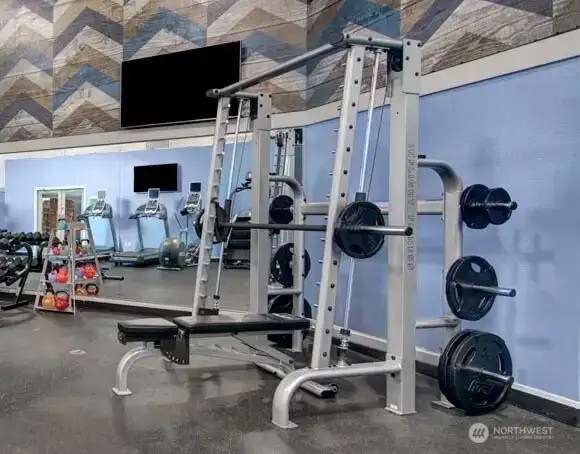 Fully equipped fitness center