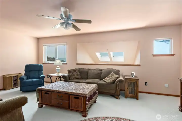 Upper level family room