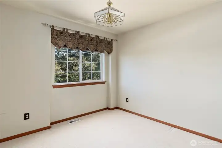 3rd bedroom used as a study