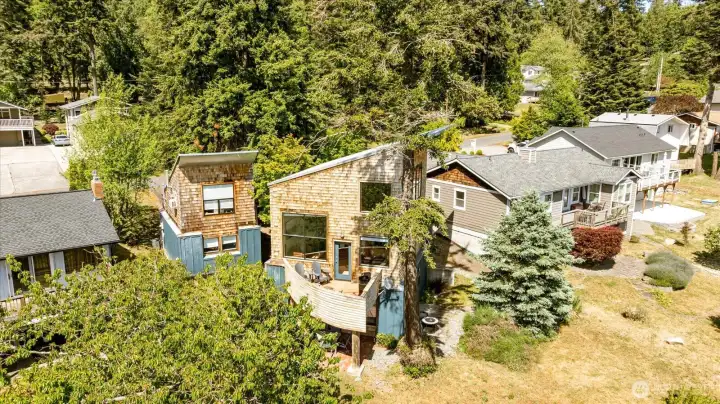 Architecturally distinctive home with a completely separate one bedroom Carriage House apartment.