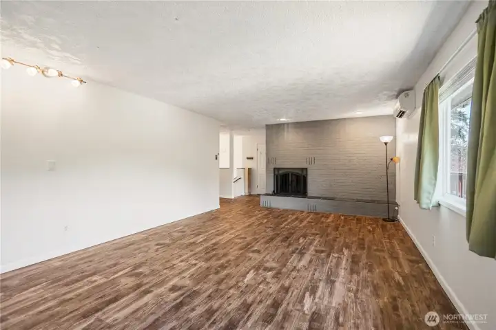 Living Room with LVP Flooring
