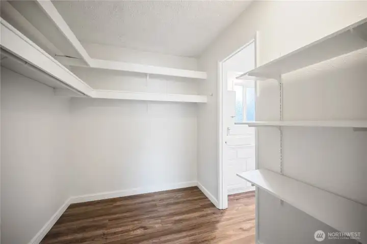 Primary Walk-in Closet