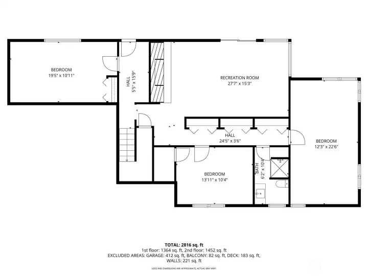 Lower Level Floor Plan