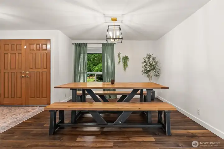 This inviting dining space blends functionality with a bright, open atmosphere that makes everyone feel right at home. This inviting dining space blends functionality with a bright, open atmosphere that makes everyone feel right at home.
