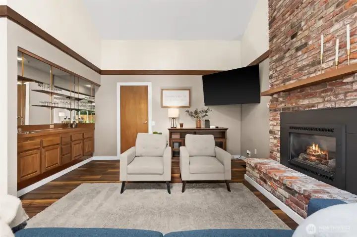 Through the back door is your secondary entrance through the garage as well as your laundry space! Through the back door is your secondary entrance through the garage as well as your laundry space!