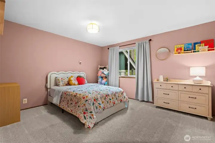 A wonderful addition to this rambler's thoughtful floor plan. This secondary bedroom is clean, comfortable, and completely move-in ready for guests or family. A wonderful addition to this rambler's thoughtful floor plan. This secondary bedroom is clean, comfortable, and completely move-in ready for guests or family.