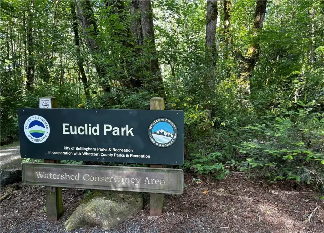 Walk to Euclid Park in less than 10 minutes where you can wander trails or get on the lake!