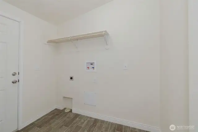 Laundry room/Mud room. Back Door