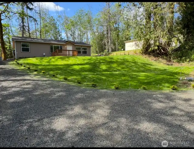 Landscaped with care, not just dirt-this one's special