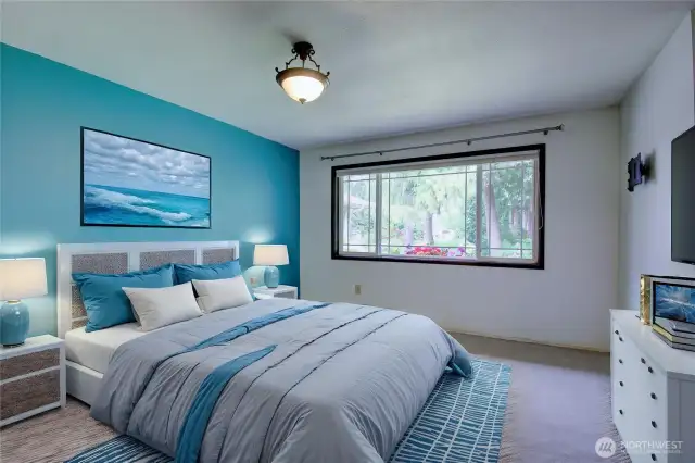 Primary bedroom   Virtually staged