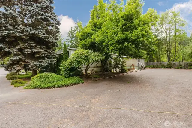 This home is situated at the back of the park, with many beautiful mature trees. You will appreciate the serenity.