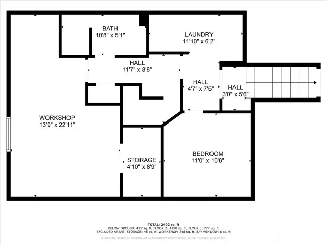 Lower level layout
