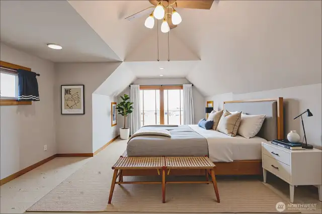 Primary bedroom with another configuration