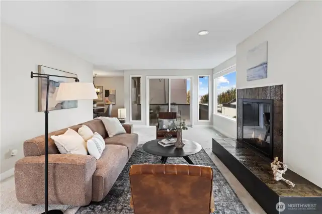 Enjoy indoor outdoor living with deck off LvngRm