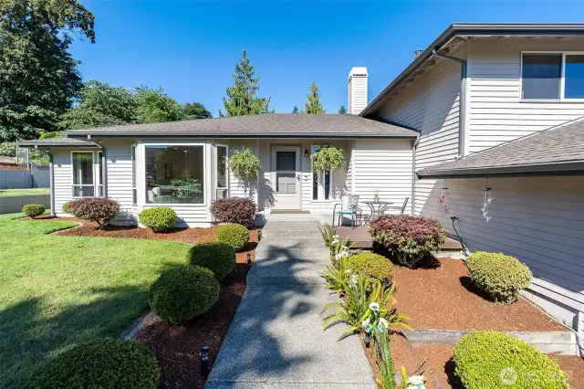 Gorgeous Landscaping is a turn key yard add your favorites or enjoy the low maintenance.