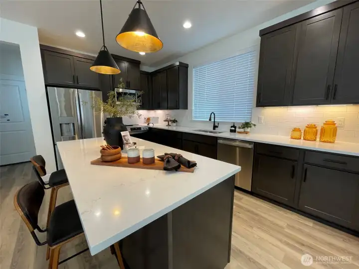 Another angle of the kitchen.