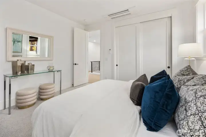 Secondary Bedroom w/ Custom Closet Package.