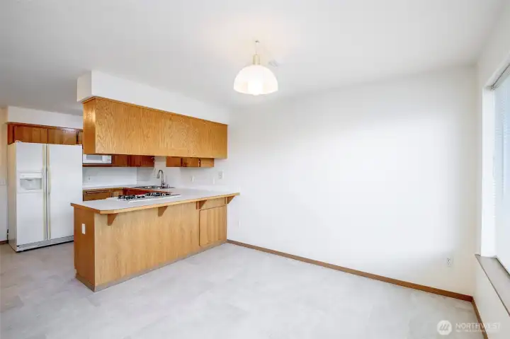 Dining and kitchen eating bar