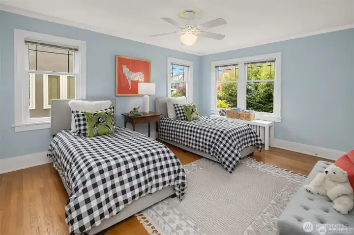 Spacious fourth bedroom.