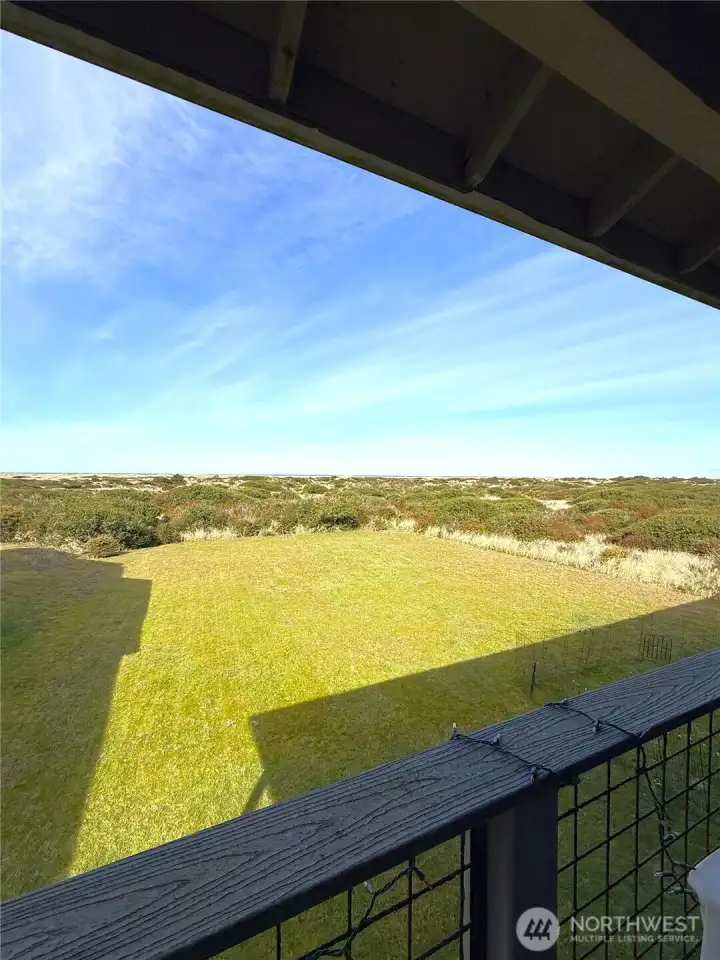 Living room with ocean views