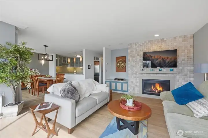 A warm inviting space with all the updates completed.  Start to enjoy the day you get here.