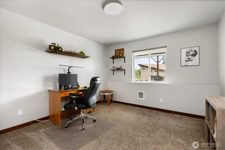 Downstairs office.
