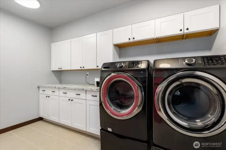 Large utility room downstairs.