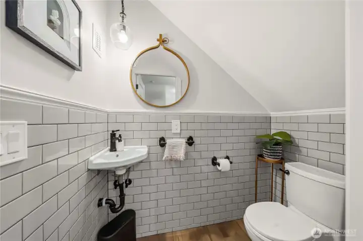 Main floor half bath.