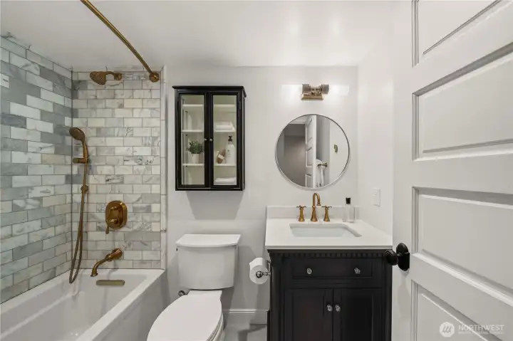 Lower level full bathroom