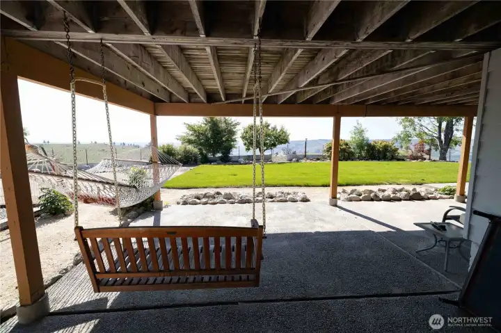 downstairs deck