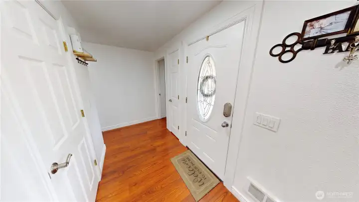 front foor and closet